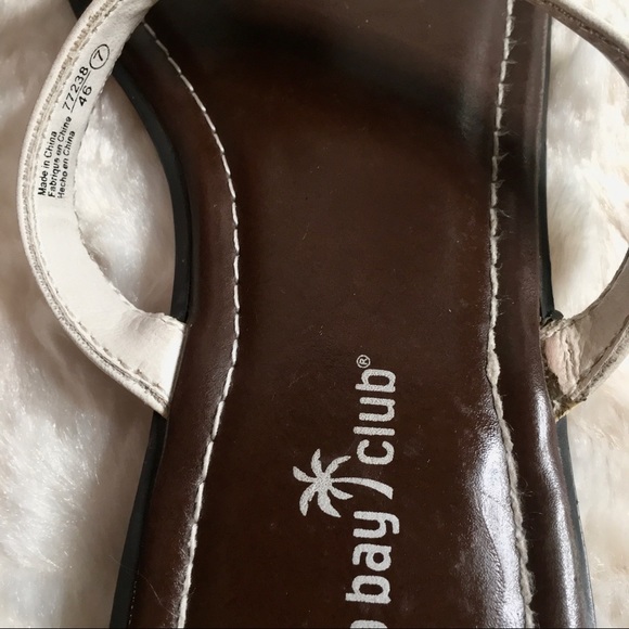 Montego Bay Club Flat Thong Slip On Sandals Size 7 - Picture 10 of 14